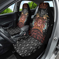 Aloha Halloween Car Seat Cover Horror Tiki Heavy Metal Style - Polynesian Pride