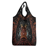 Aloha Halloween Grocery Bag Horror Tiki Heavy Metal Style LT05 - Polynesian Pride