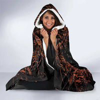 Aloha Halloween Hooded Blanket Horror Tiki Heavy Metal Style - Polynesian Pride