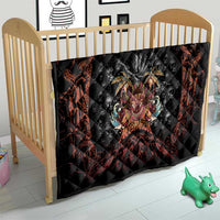 Aloha Halloween Quilt Horror Tiki Heavy Metal Style - Polynesian Pride