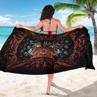 Aloha Halloween Sarong Horror Tiki Heavy Metal Style - Polynesian Pride