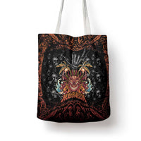 Aloha Halloween Tote Bag Horror Tiki Heavy Metal Style - Polynesian Pride