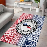 Samoa Black Saturday Area Rug Polynesian Tribal Simple Style LT05 - Polynesian Pride