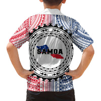 Samoa Black Saturday Family Matching Tank Maxi Dress and Hawaiian Shirt Polynesian Tribal Simple Style LT05 - Polynesian Pride