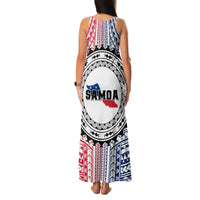 Samoa Black Saturday Family Matching Tank Maxi Dress and Hawaiian Shirt Polynesian Tribal Simple Style LT05 - Polynesian Pride