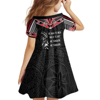 Aotearoa Toitu Te Tiriti Family Matching Tank Maxi Dress and Hawaiian Shirt New Zealand Honour The Treaty