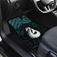 New Zealand Maori Car Mats Poutama Manaia Turquoise Paua Shell LT05 - Polynesian Pride