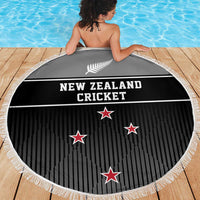 New Zealand Cricket Beach Blanket Black Cap Unbeatable LT05 - Polynesian Pride
