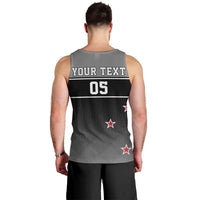 Custom New Zealand Cricket Men Tank Top Black Cap Unbeatable LT05 - Polynesian Pride