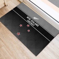 New Zealand Cricket Rubber Doormat Black Cap Unbeatable LT05 - Polynesian Pride