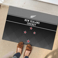 New Zealand Cricket Rubber Doormat Black Cap Unbeatable LT05 - Polynesian Pride