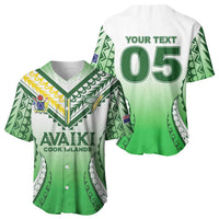 Custom Cook Islands Avaiki Rugby Baseball Jersey Go Champions LT05 - Polynesian Pride