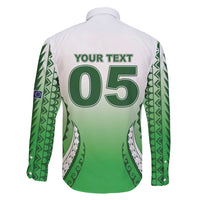 Custom Cook Islands Avaiki Rugby Family Matching Off Shoulder Short Dress and Hawaiian Shirt Go Champions - Polynesian Pride