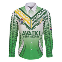 Custom Cook Islands Avaiki Rugby Family Matching Puletasi and Hawaiian Shirt Go Champions - Polynesian Pride