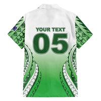 Custom Cook Islands Avaiki Rugby Family Matching Summer Maxi Dress and Hawaiian Shirt Go Champions - Polynesian Pride