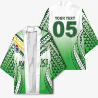 Custom Cook Islands Avaiki Rugby Kimono Go Champions - Polynesian Pride