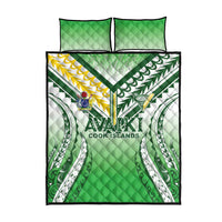 Cook Islands Avaiki Rugby Quilt Bed Set Go Champions - Polynesian Pride