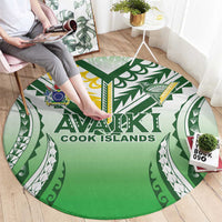 Cook Islands Avaiki Rugby Round Carpet Go Champions - Polynesian Pride