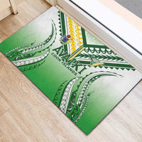 Cook Islands Avaiki Rugby Rubber Doormat Go Champions - Polynesian Pride