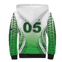 Custom Cook Islands Avaiki Rugby Sherpa Hoodie Go Champions - Polynesian Pride