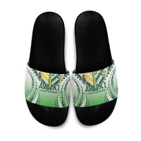 Cook Islands Avaiki Rugby Slide Sandals Go Champions - Polynesian Pride