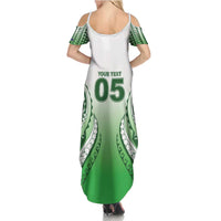 Custom Cook Islands Avaiki Rugby Summer Maxi Dress Go Champions - Polynesian Pride