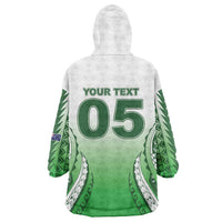 Custom Cook Islands Avaiki Rugby Wearable Blanket Hoodie Go Champions - Polynesian Pride