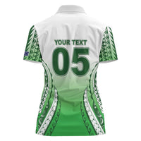 Custom Cook Islands Avaiki Rugby Women Polo Shirt Go Champions LT05 - Polynesian Pride
