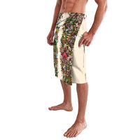 Hawaii And Japan Lavalava Tiki With Oni Mask - Polynesian Pride