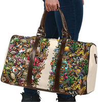 Hawaii And Japan Travel Bag Tiki With Oni Mask - Polynesian Pride