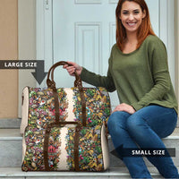 Hawaii And Japan Travel Bag Tiki With Oni Mask - Polynesian Pride