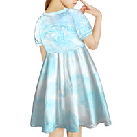 Polynesia Dolphins Under The Sea Kid Short Sleeve Dress Simple Style LT05 - Polynesian Pride