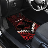 Personalised Tonga Happy Father's Day Car Mats Ofa Lahi Atu Dad Polynesian Tribal LT05 - Polynesian Pride