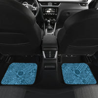 Fiji Happy Father's Day Car Mats Au Lomani Iko Dad Polynesian Tribal
