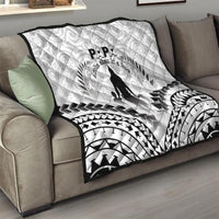 New Zealand Happy Father's Day Quilt Aroha Ahau Ki A Koe Papa Polynesian Tribal