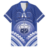 Personalised Samoa Happy Father's Day Hawaiian Shirt Ou Te Alofa Ia Te Oe Tama Dad Polynesian Tribal