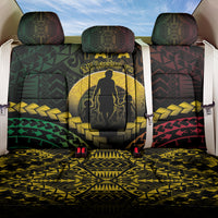 Vanuatu Happy Father's Day Back Car Seat Cover Mi Lavem Yu Papa Polynesian Tribal