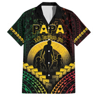 Personalised Vanuatu Happy Father's Day Hawaiian Shirt Mi Lavem Yu Papa Polynesian Tribal LT05 Reggae - Polynesian Pride