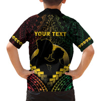 Personalised Vanuatu Happy Father's Day Hawaiian Shirt Mi Lavem Yu Papa Polynesian Tribal LT05 - Polynesian Pride
