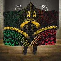 Vanuatu Happy Father's Day Hooded Blanket Mi Lavem Yu Papa Polynesian Tribal LT05 One Size Reggae - Polynesian Pride