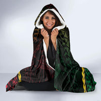 Vanuatu Happy Father's Day Hooded Blanket Mi Lavem Yu Papa Polynesian Tribal LT05 - Polynesian Pride
