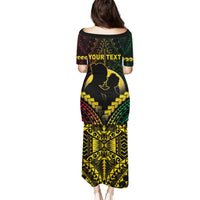 Personalised Vanuatu Happy Father's Day Puletasi Mi Lavem Yu Papa Polynesian Tribal LT05 - Polynesian Pride