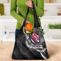 Hawaii Flag Day Grocery Bag Hawaiian Maile Lei LT05 - Polynesian Pride