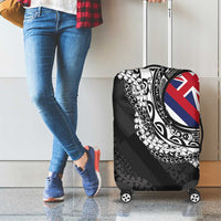 Hawaii Flag Day Luggage Cover Hawaiian Maile Lei