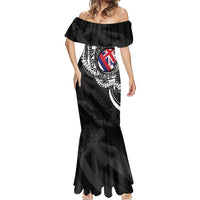 Hawaii Flag Day Mermaid Dress Hawaiian Maile Lei
