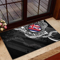 Hawaii Flag Day Rubber Doormat Hawaiian Maile Lei LT05 - Polynesian Pride