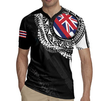 Hawaii Flag Day Rugby Jersey Hawaiian Maile Lei LT05 - Polynesian Pride