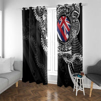 Hawaii Flag Day Window Curtain Hawaiian Maile Lei