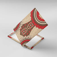 Samoa Language Week Canvas Wall Art Samoan Motif With Red Hibiscus