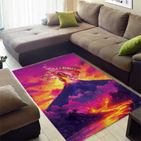 Hawaii Kilauea Volcano Area Rug There Is Pele Goddess Of The Volcano - Polynesian Pride